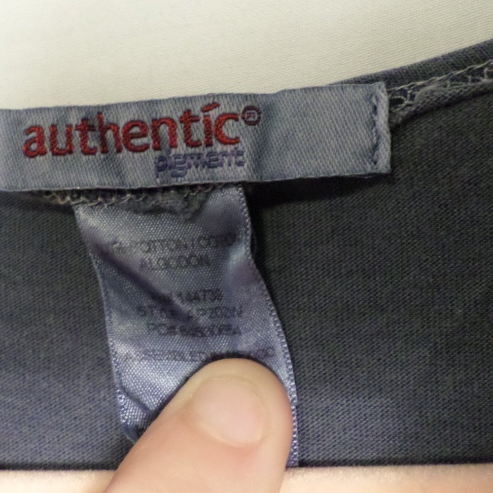 All Star Dancer Authentic Pigment Blue Grey Tank Top Large - Picture 5 of 7